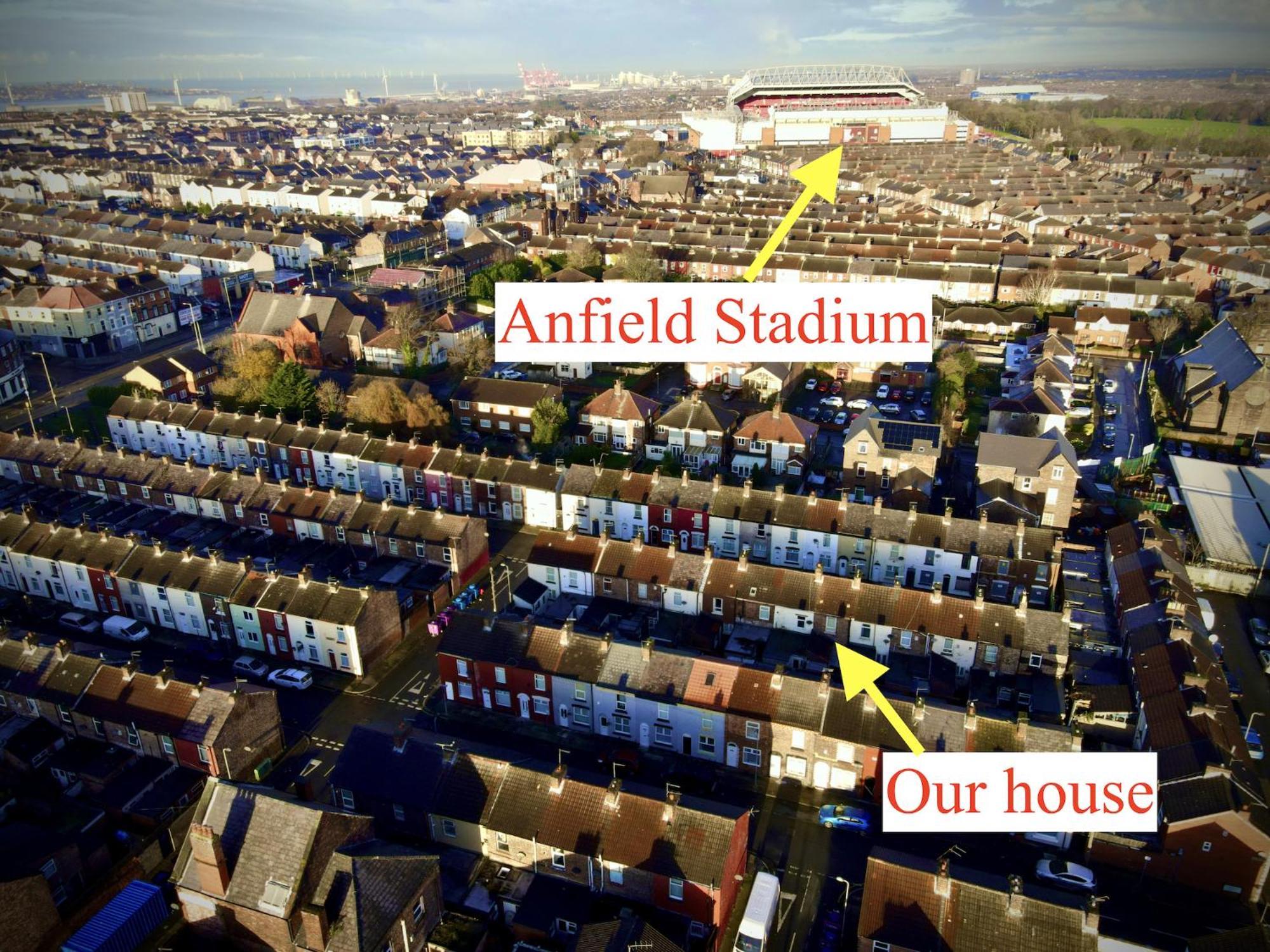 Cosy Anfield Guesthouse - Free Parking Liverpool Ngoại thất bức ảnh